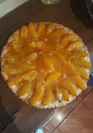 Una foto de Kuchen de duraznos 🍑