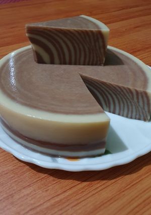 Foto resep Puding Zebra