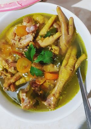 Foto resep Soto ayam ceker lamongan