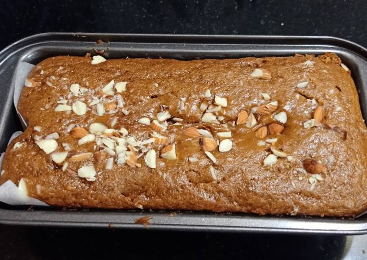 Recipe of Favorite Whole Wheat Jaggery Loaf