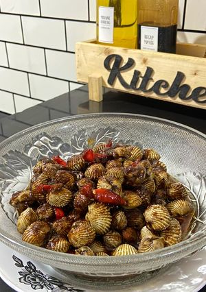 Foto resep Kerang lada hitam saus tiram