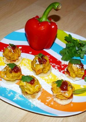 A picture of Mini vada pav.