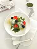 Banana Split with Matcha ice cream