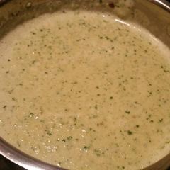 A picture of Roasted Pepper Cream Sauce.