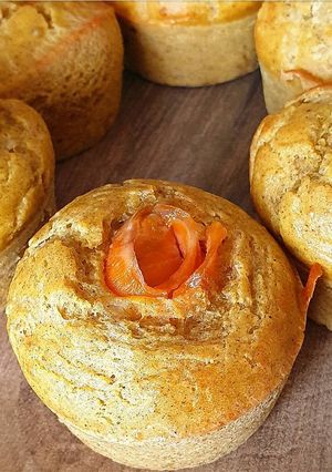 Une photo de Muffins au saumon fumé ss gluten / ss matière grasse