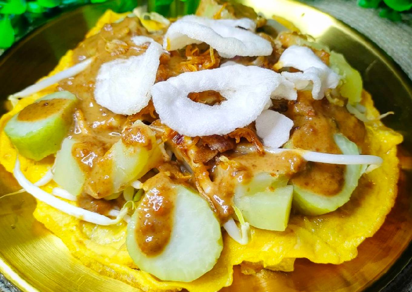 Tahu Telur Tek Khas Surabaya (bahan seadanya)