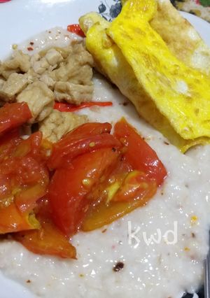 Foto resep Bubur oat low carbo diet enak