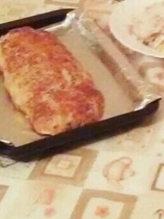 Una foto de Hojaldre relleno de solomillo de pavo
