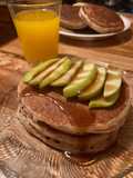 Hot cakes de avena con proteína
