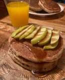 Hot cakes de avena con proteína