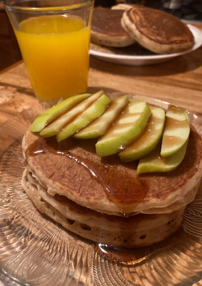 Una foto de Hot cakes de avena con proteína