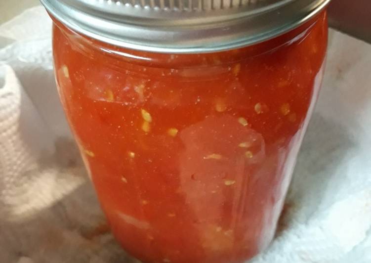 Recipe of Speedy Preserving Tomatoes, Diced, Sauced, Semi-whole