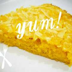 A picture of Pumpkin Cake (Kue Labu Kuning).