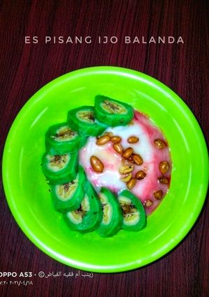 Foto resep Es pisang ijo balanda🍌🍧