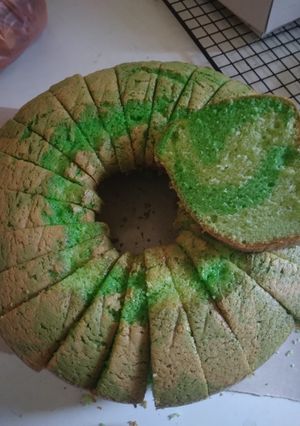 Foto resep Bolu pandan santan