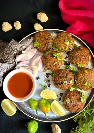 A picture of Soya Seaweed Tikki / Cutlet / Patty.