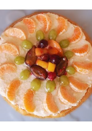 Gyümölcsös túrótorta recept fotója