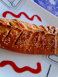 A picture of Qeema Bread😋.