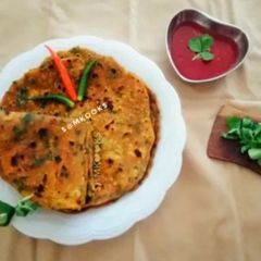 Methi Paratha A picture of Methi Paratha.