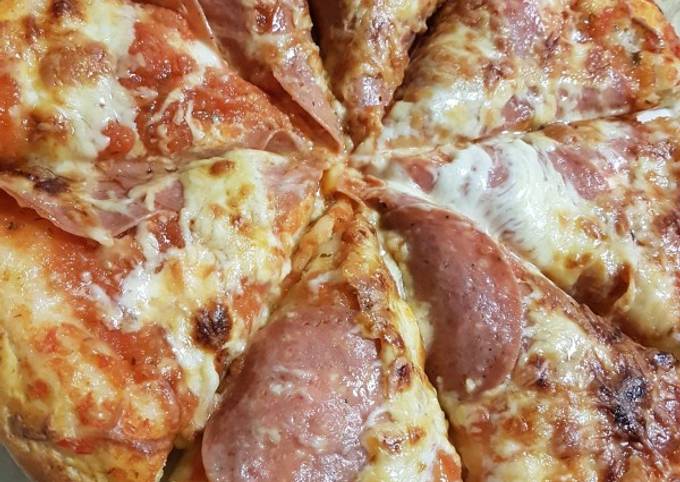 Pâte à pizza (pour 2 pizza)