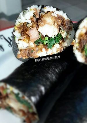 Foto resep Chicken Pork Sushi Buritto