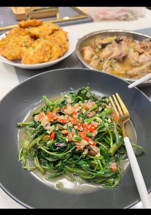Foto resep Cah kangkung tauco