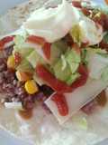 Burrito de carne picada