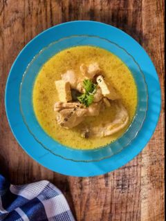 Foto resep Opor Ayam Tempe Bumbu Kuning (MPASI 12+)