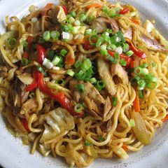 A picture of Canned Mackerel Yakisoba.