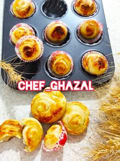عکسی از دستور نان با کرم وانیلی