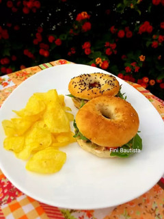 Una foto de Pan bagels