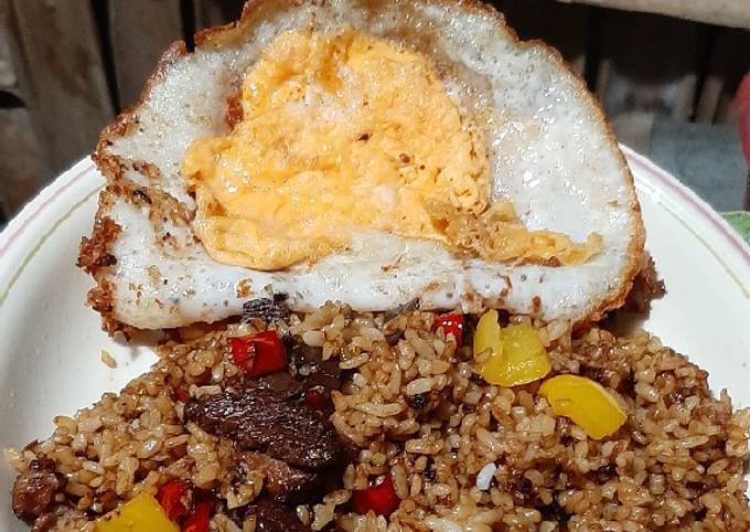 Nasi Goreng Sapi ala Tiwul