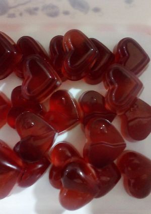 عکسی از دستور پاستیل خونگی با شربت آلبالو
