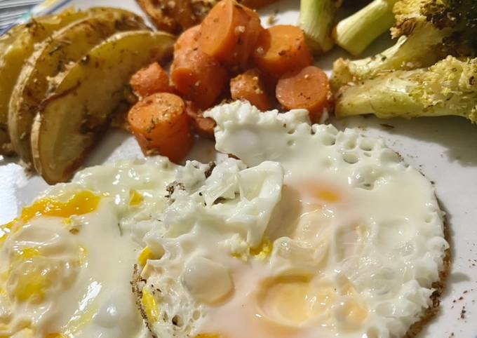 Ricetta Mix di verdure al forno con patate (broccoli, zucca