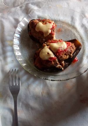 Una foto de Berenjena rellenas