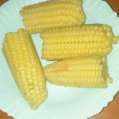 A picture of Boiled Maize with butter.