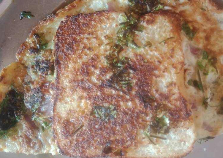 Easiest Way to Make Speedy Bread omelet