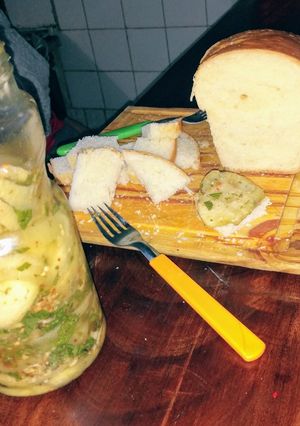 Una foto de Berenjenas al escabeche