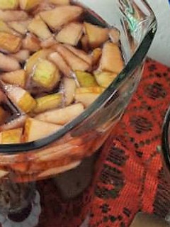 Una foto de Jamaica y manzana espumosa geras