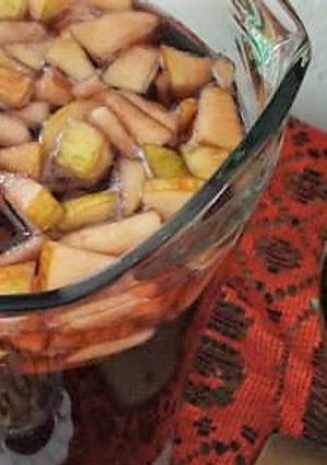 Una foto de Jamaica y manzana espumosa geras