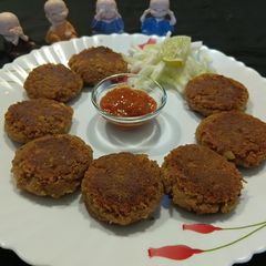 A picture of Green Papaya Tikki.