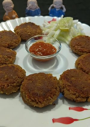 A picture of Green Papaya Tikki.