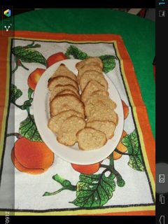 Una foto de Galletas (tortitas) de avena y manzana