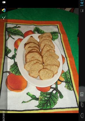 Una foto de Galletas (tortitas) de avena y manzana