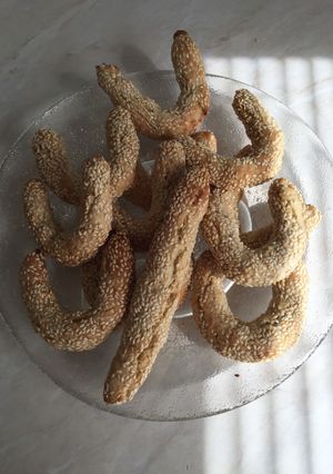 صورة لوصفة كعك السمسم