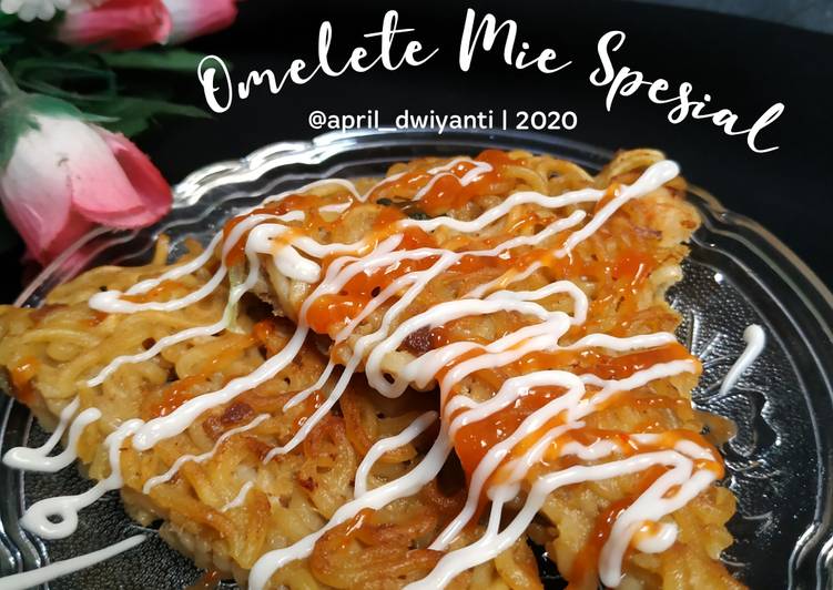 Resep Omelete mie spesial mudah Anti Gagal