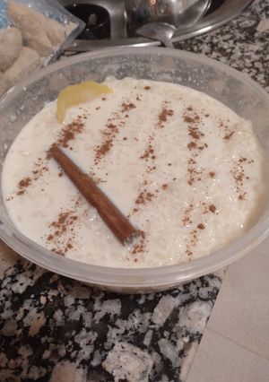Una foto de Arroz con leche (microondas) ;)