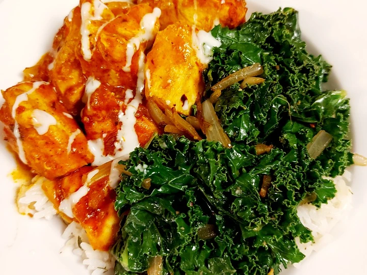 Easy Way Prepare Recipe Butter Chicken With Rice And Kale that is So Delicious, Tasty}