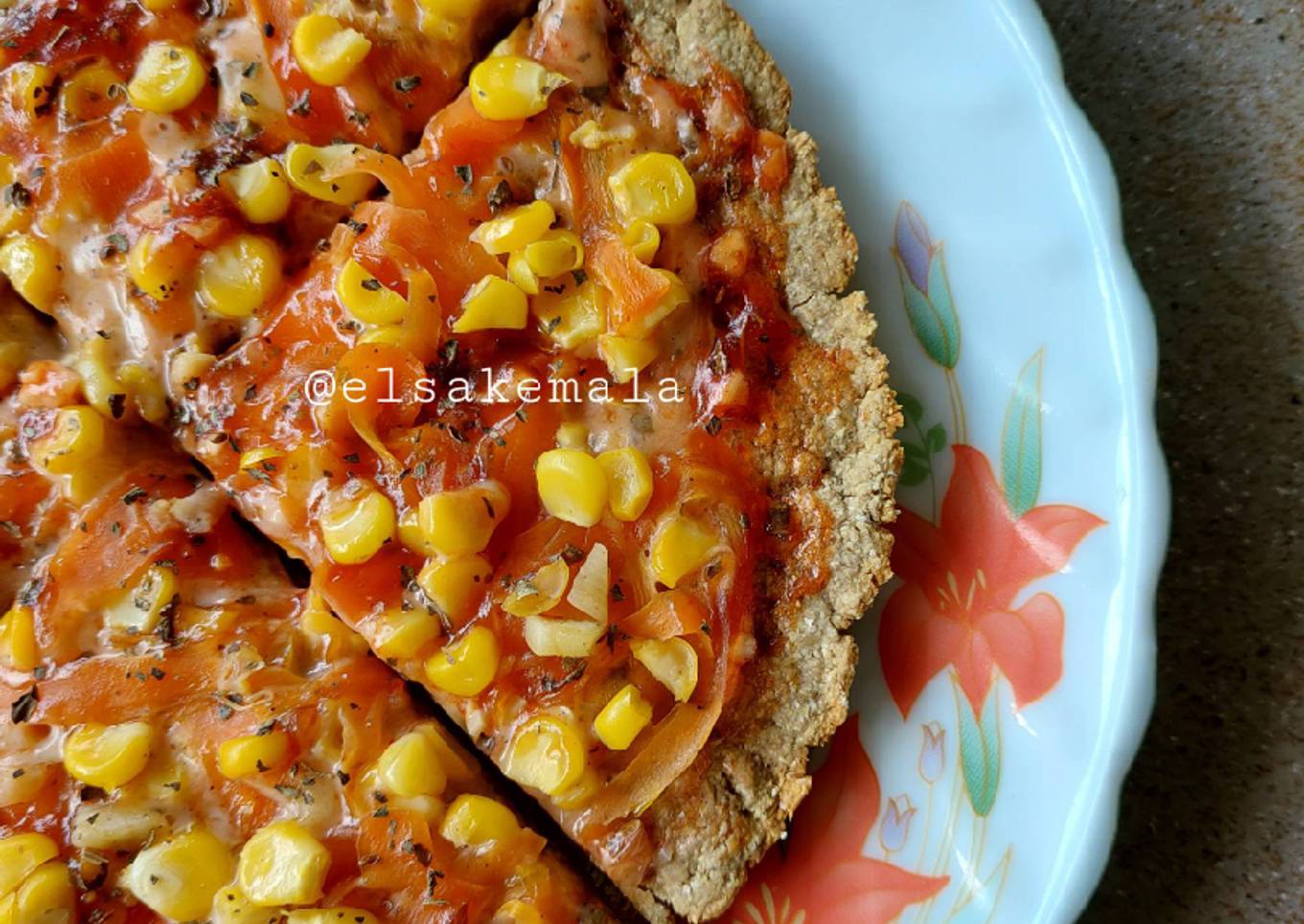 Pizza Oatmeal (DIET ENAK)