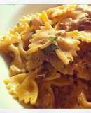 Pasta Farfalle y Hongos Porcini